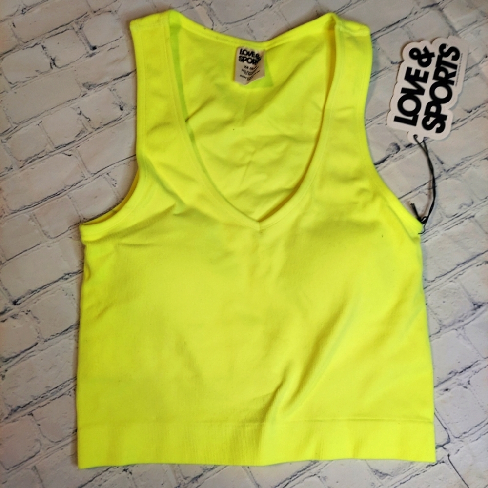 Size XS Love and Sports Croptop/Sports Bra
